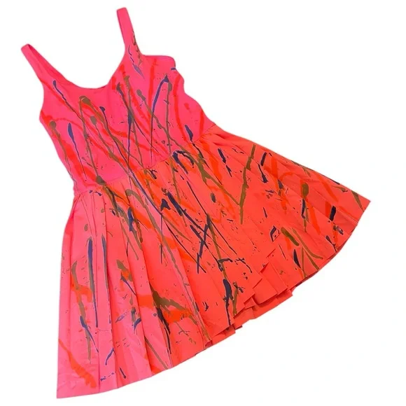 OFFLINE by Aerie Pink Custom Paint Splatter Activewear Dress, Size: Small ✅ - Picture 5 of 12